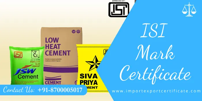 ISI Mark Certification